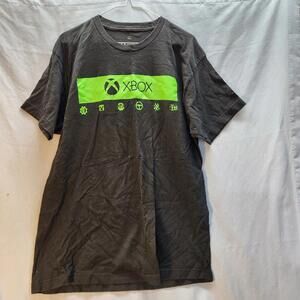 XBOX Tshirt‎ Men's Large Black Graphic Print Ripple Junction Icons